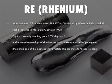  Rhenium i legeringen av superlegeringar - en smältpunkt att imponera över!