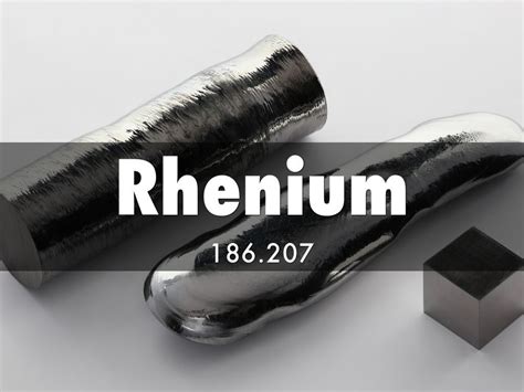  Rhenium - Den Glittrande Metallens Roll i Avancerade Implantat och Hållbara Batterier!